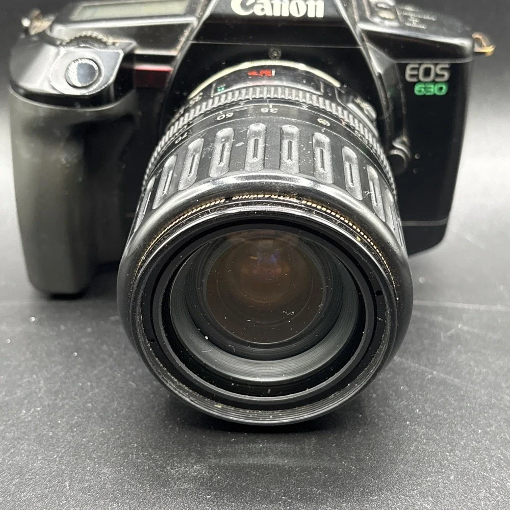 Canon EOS 630 35mm Film Camera + Canon EF 35-135mm f/4-5.6 Lens Tested Working